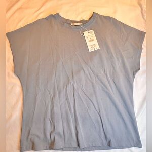 Zara Steel Blue Tee